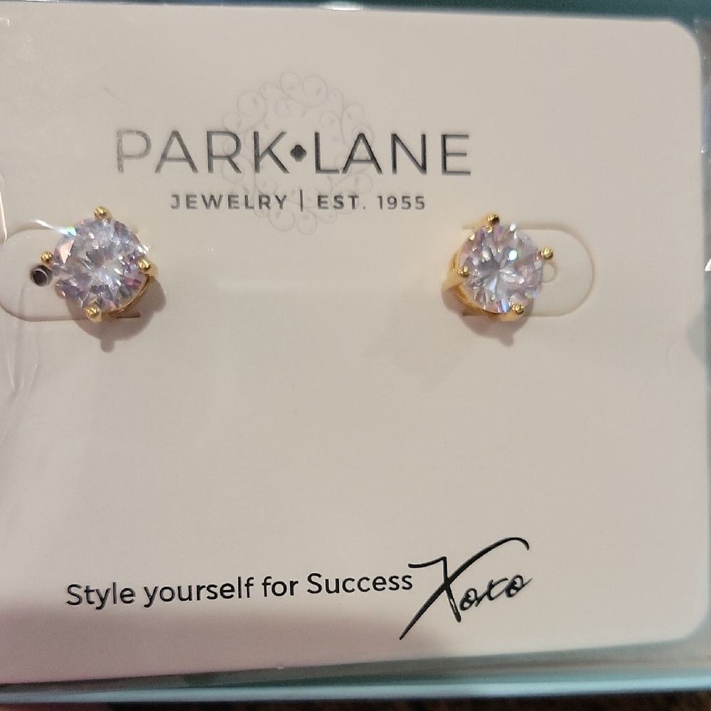Park Lane Gold Stud Earrings